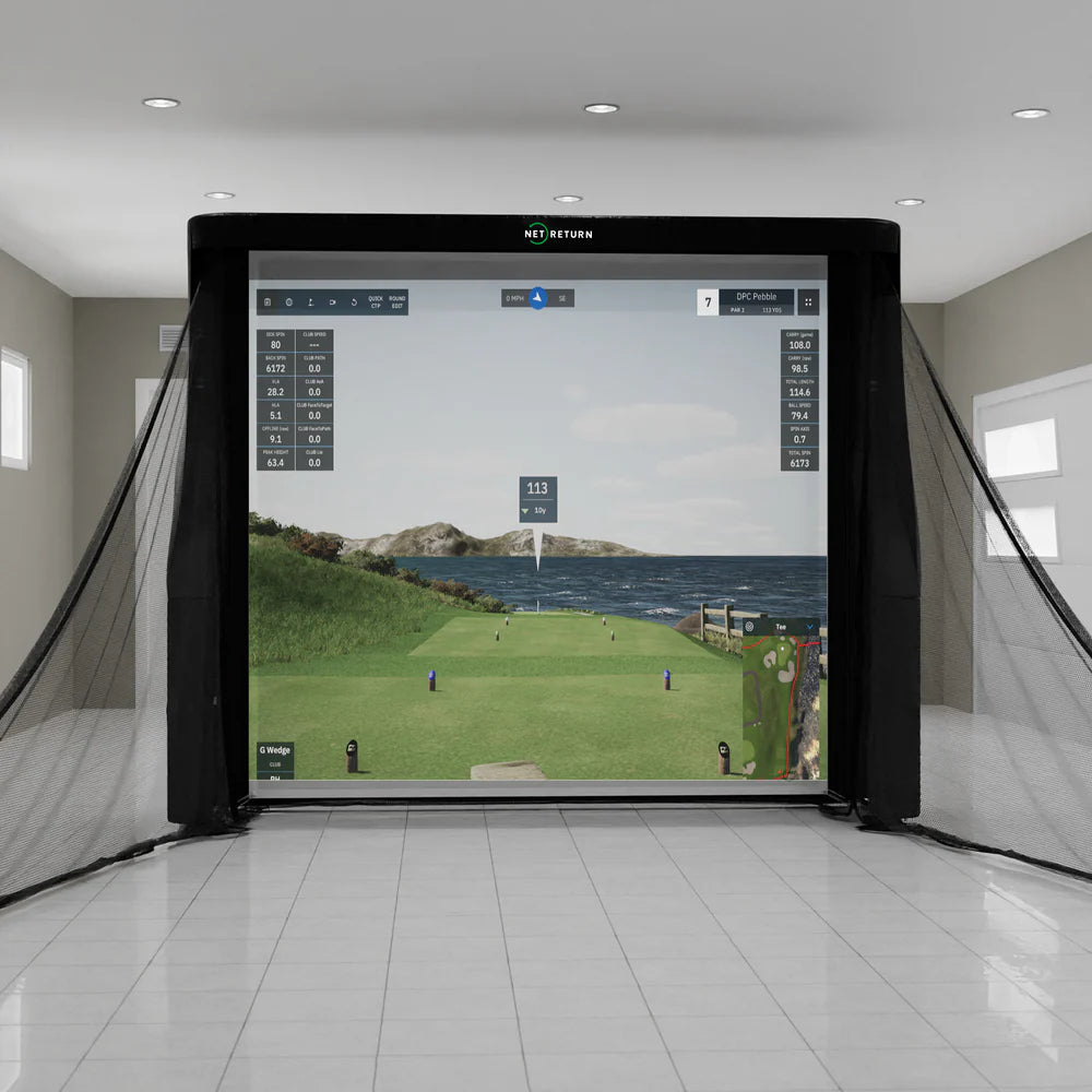The Net Return Simulator Bay 10 - Professional Golf Simulator Enclosure System